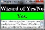 Wizard Of Yes/No image not shown.